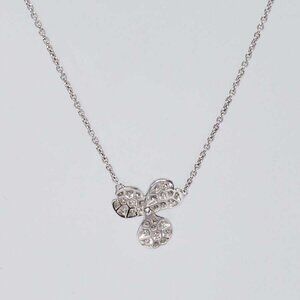 Tiffany & Co. Platinum and Diamond Paper Flowers Pendant Necklace